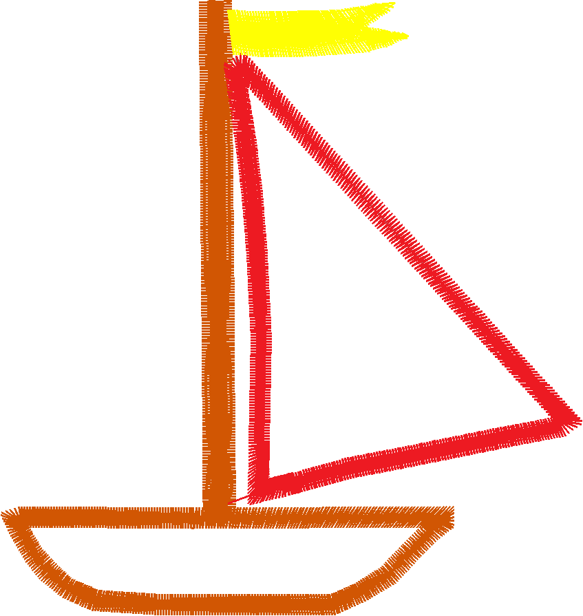 Toy Boat Applique