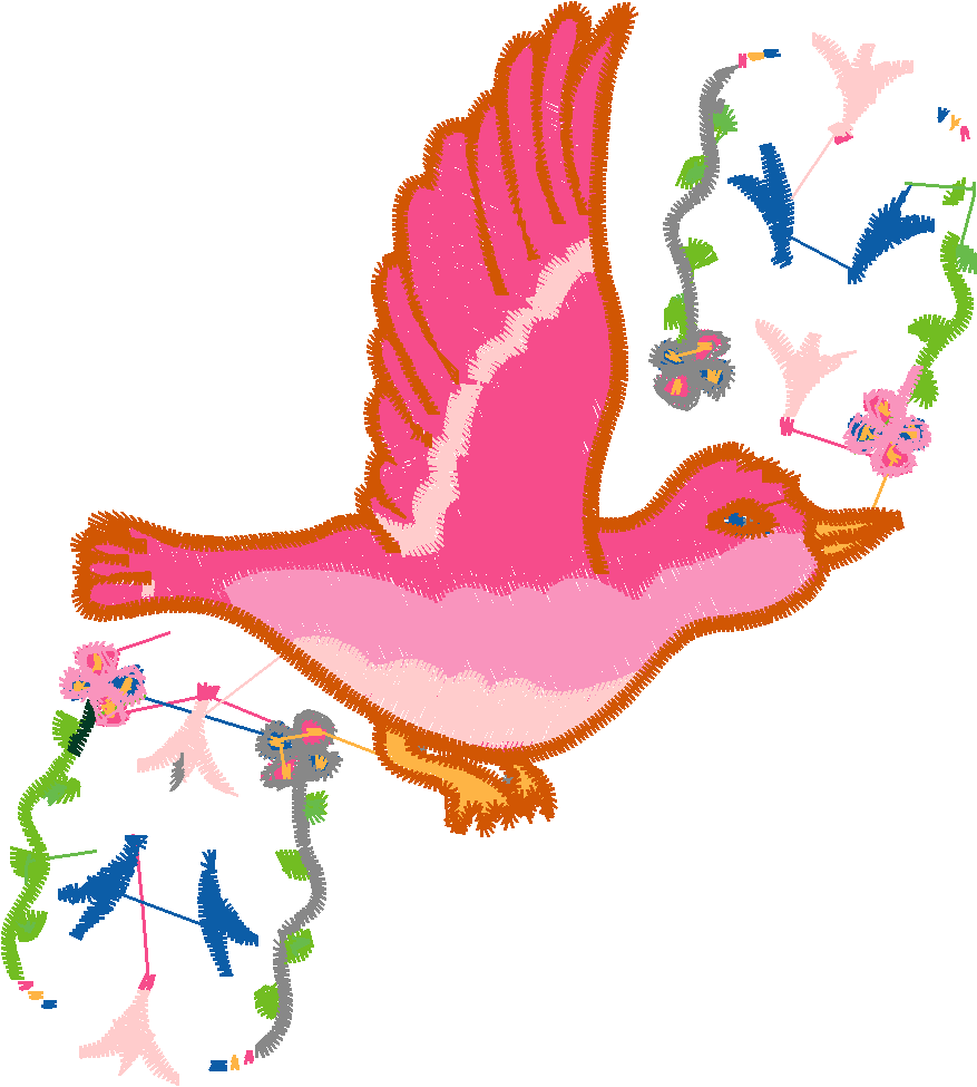 Floral Birds 1  (2)