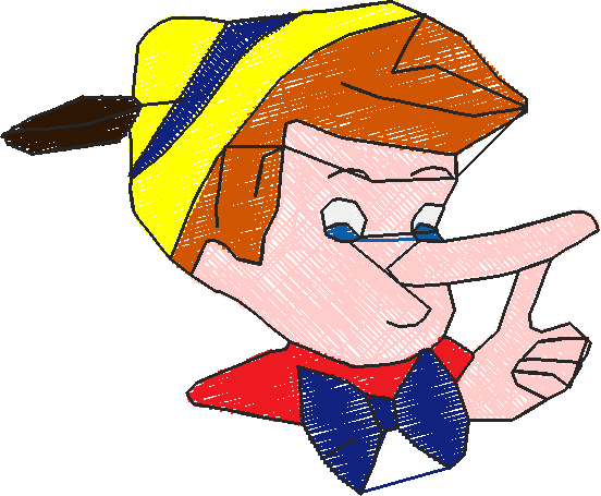 Pinochio Head Small Mirror